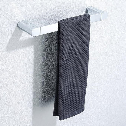 RANDOM 12 inch Towel Bar Polished Chrome Hand Towel Holder Bathroom Hardware Accessories Towel Rack for Bathroom Kitchen SUS304 Stainless Steel Towel Rod Modern Hotel Style Wall-Mounted.96026-2-12C