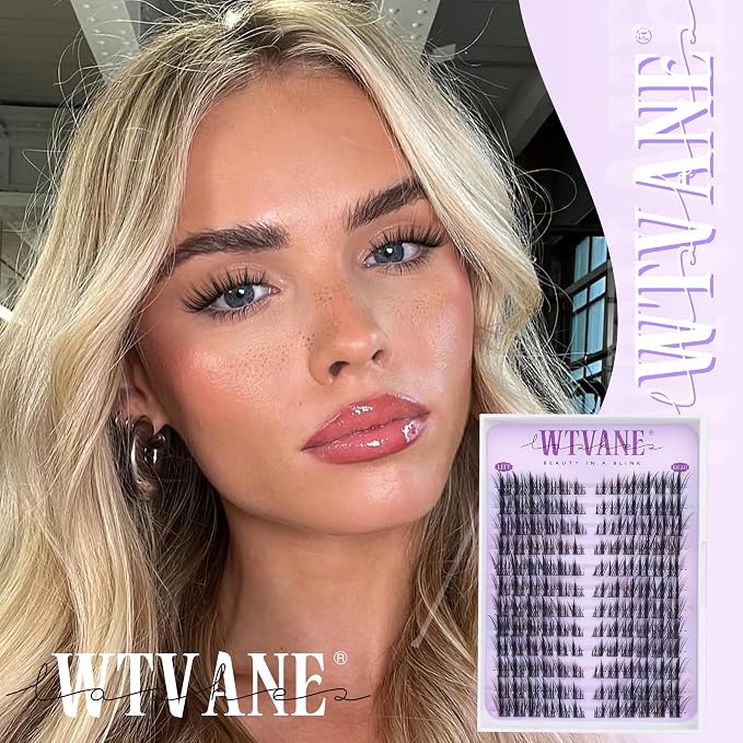Wispy Lash Clusters Spiky Eyelash Clusters Left & Right Cluster Eyelashes Extensions Cat Eye Lashes Clusters 8-16mm Individual Lash Extension DIY by Wtvane