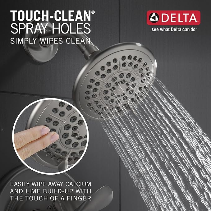 DELTA FAUCET T17430-SS Classic Tub & Shower, 5.00 x 7.50 x 5.00 inches, Stainless