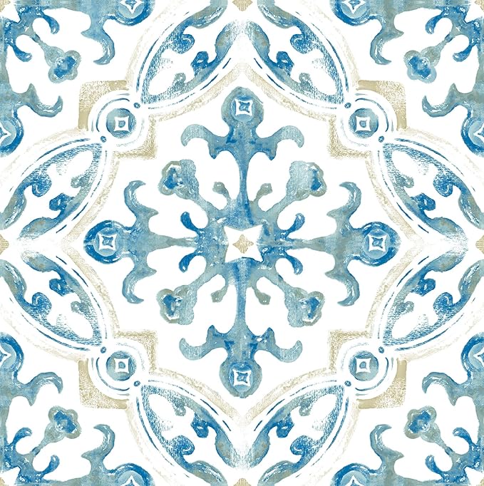 FloorPops 12-in by 12-in Tuscan Peel and Stick Floor Tiles (10 Tiles), (10 sq.ft./Carton)