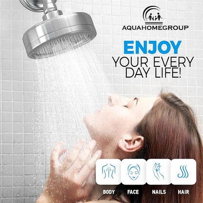 AquaHomeGroup Shower Head Spray Plates, 2-Pack, Restores Water Flow | replacement spray plates, 2-pack, restores shower water pressure, fits AquaHomeGroup filtered shower heads, easy swap
