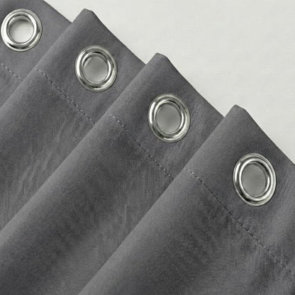 Waterproof Fabric Shower Curtain Liner, TPU Coated, PEVA-Free & Odorless, Hotel Quality, 3 Magnets, Rust-Proof Metal Grommets, Machine Washable, Grey, 60x72 Inch