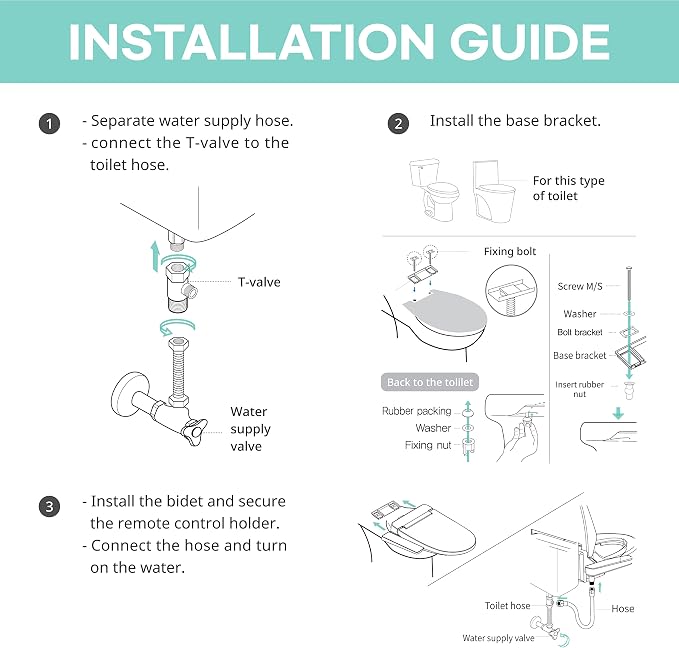VOVO VB-4000SE Elongated Bidet Toilet Seat, Warm Water, LED Light, Heated Seat, White, Deodorizer, Dryer, Stainless Steel Nozzle, Made in Korea