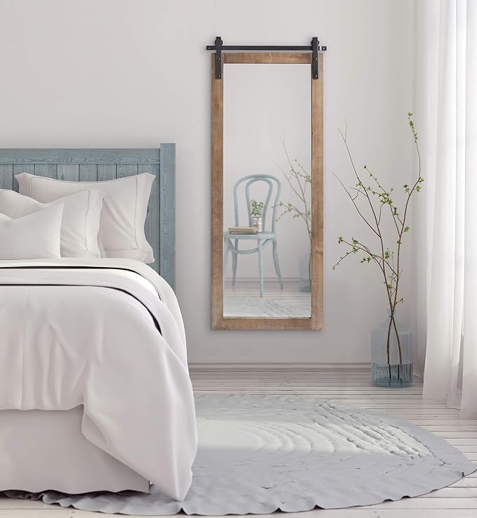Kate and Laurel Cates Farmhouse Wall Mirror
