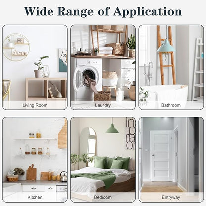 DL-win Bathroom Medicine Cabinet with Mirror, Wall Mounted Home Storage with Door, Over The Toilet Space Saver Storage Cabinet, Bathroom Cabinet Wall Mounted, Black