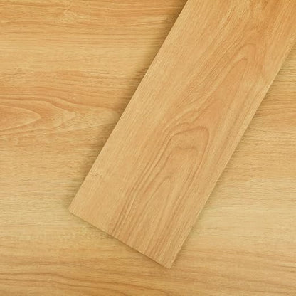 MULGREAT Peel and Stick Floor Tile, 54 Sq.Ft Waterproof Vinyl Flooring, 36 Pieces Wood-Look Self Adhesive Luxury Vinyl Plank Flooring for DIY Bathroom Laundry Bedroom RV Kitchen (Warm Oak)