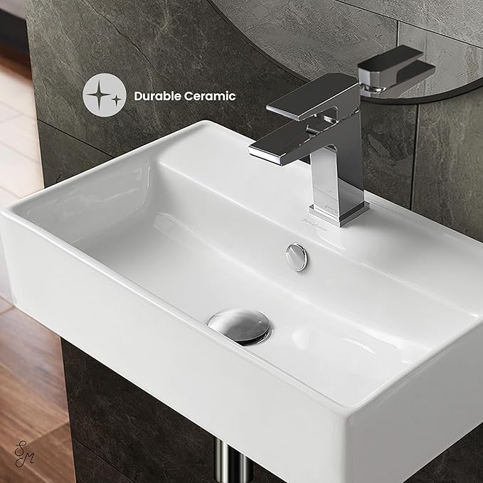 Swiss Madison SM-WS318 Claire Ceramic Wall Hung Sink