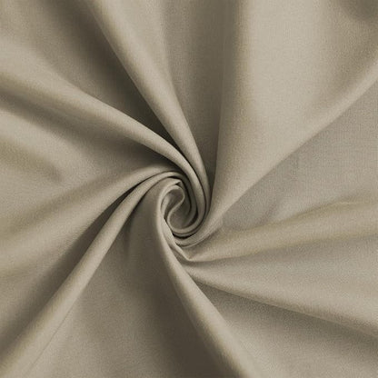 Homechoice Decor Taupe Ruffle Shower Curtain 72" W x 72" H | Vintage Handcrafted Bow Tie Bath Curtain for Master Bathroom, Ruched Microfiber Bathroom Curtain with 12 Buttonholes (LQ-10)