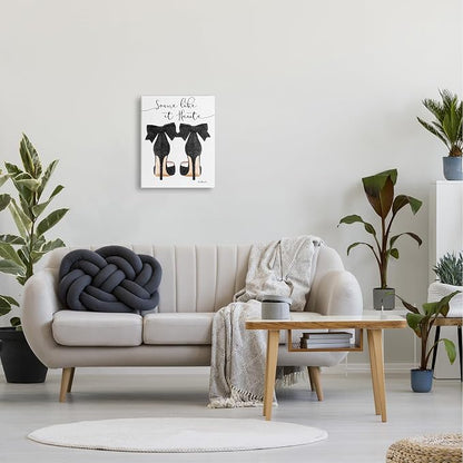 Stupell Industries Some Like It Haute Black Pumps Heels | Stupell Industries · By Amanda Greenwood · Ready to hang · Fashion decor for home or office · Made in USA