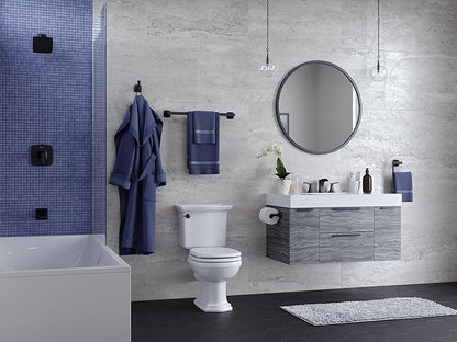 Pfister Venturi Tub & Shower Trim Kit, Valve and Cartridge Included, 1-Handle, Matte Black Finish, 8P8WS2VNSB