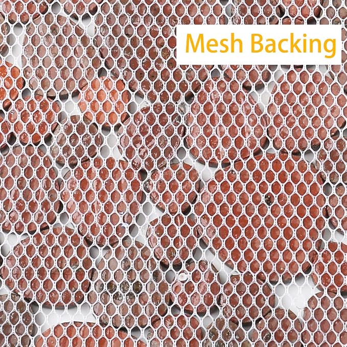 Pebble Tile for Shower Floor Aqua Cobalt Blue Mosaic Backsplash Tiles (5 Sheets)