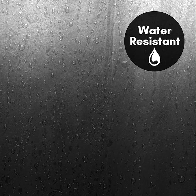 Americanflat 71x74 Black Ombre Shower Curtain - Water-Resistant Long Shower Curtain with Durable Metal Grommets and 12 Hooks - 100% Polyester