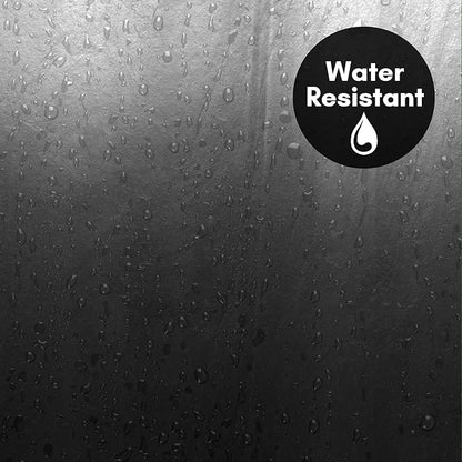 Americanflat 71x74 Black Ombre Shower Curtain - Water-Resistant Long Shower Curtain with Durable Metal Grommets and 12 Hooks - 100% Polyester