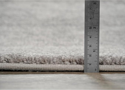 Garland Rug Traditional Nylon Washable Medium Gray 30" X 50" Bath Rug - Soft, Absorbent, and Stylish for Your Bathroom