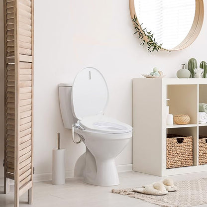 BidetMate 700 Series Electric Bidet Smart Toilet Seat with Side Knob Control, Instant Heated Water and Seat, Heated Toilet Seat with Bidet, Fits Elongated Toilets
