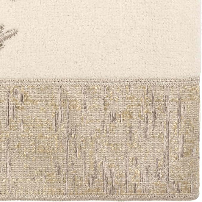 Avanti Linens - Hand Towel, Soft & Absorbent Cotton Towel (Willow Collection, Ivory)
