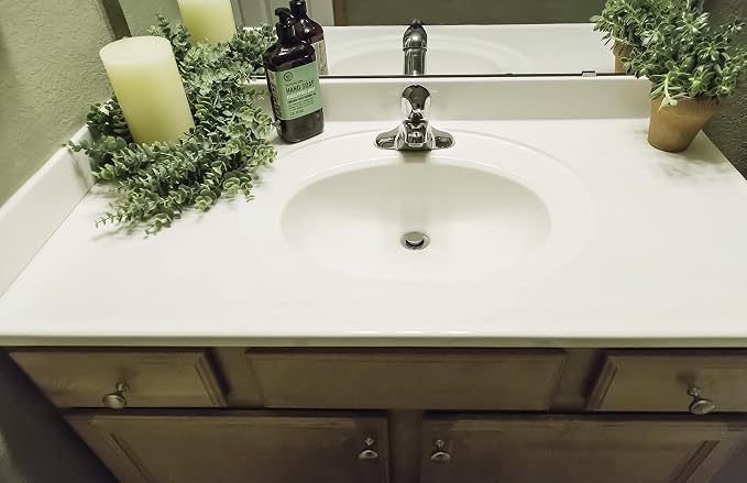 Design House Cultured Marble Side Splash, Ivory Swirl, 18 3/8 in W x 5/8 in D, 550533 | , Wall Mount, Classic, Cultured Marble, Bath, 550533