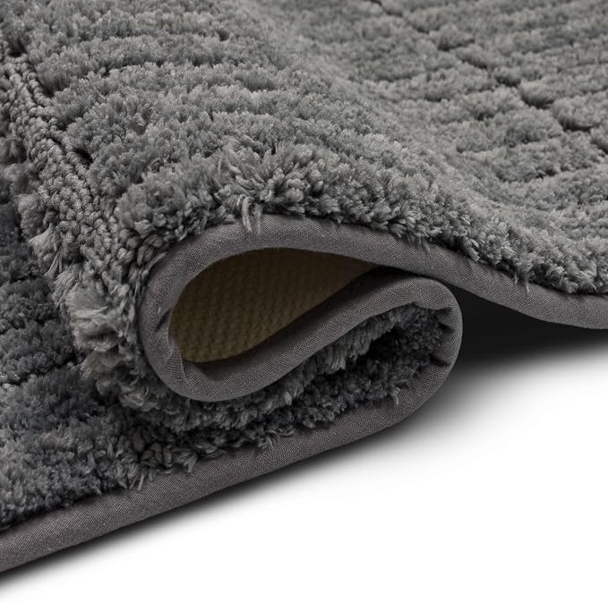Mohawk Home Sanctuary Casual Solid Gray 1' 5" X 2' Bath Mat Perfect for Bathroom