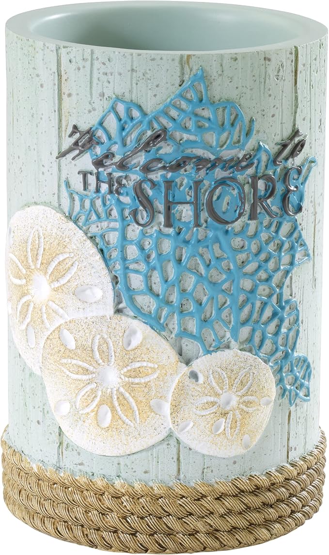 Avanti Linens - Tumbler, Guest Bathroom Essenrtials, Coastal Home Decor (Beachcomber Collection)