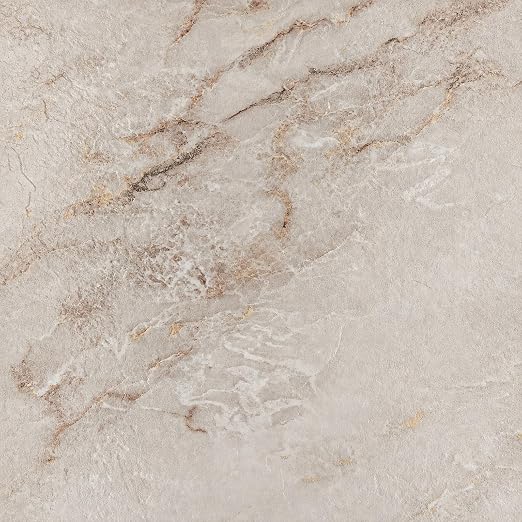Marble Grain 12x12 Peel and Stick Floor Tile, Creamstone Marble, 20 PCS | NO Grout, NO Mess, For Kitchen, Bathroom Update, Non-Slip & Scratch-Resistant