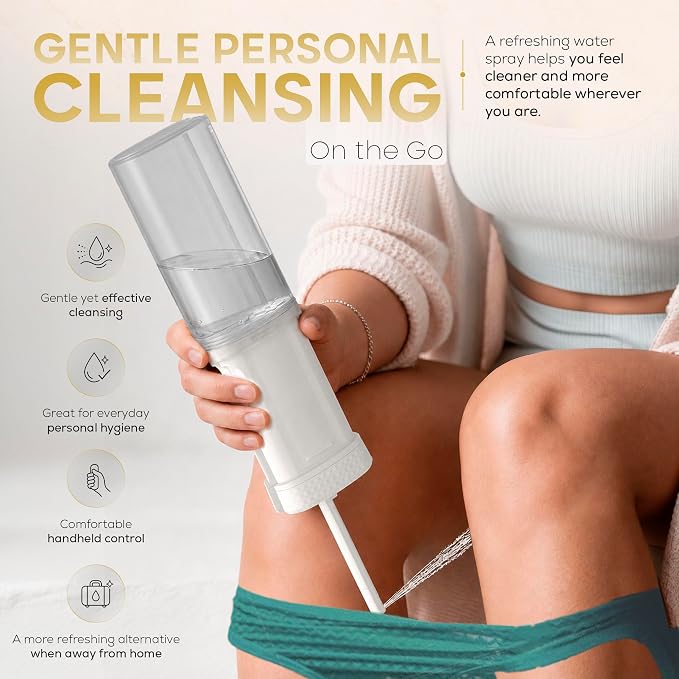 Portable Rechargeable Bidet for Travel Electric Waterproof Handheld Travel Bidet Sprayer, Personal Hygiene Cleaner for Women Men and Baby Care