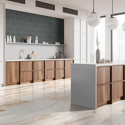 MSI Marino Jade Mist Glossy Porcelain Fluted Wall Tile for Bathroom, Kitchen Backsplash, Accent Wall Tile, and Shower Wall Tile, Sample Tile