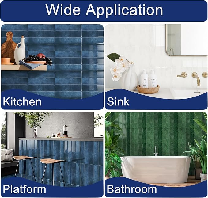 MORCART 2026 New Peel and Stick Backsplash, 10PCS 11.8"x11.8" | Vintage Pattern, 3D Adhesive Waterproof Wall Tiles for Kitchen, Bathroom, Living Room, Laundry Room, Subway Tiles