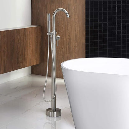 WOODBRIDGE B BathTub Faucet, F-0001 Brushed Nickel