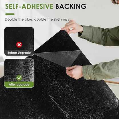 RORA 24x24 Inch Peel and Stick Floor Tile 20-Pack Waterproof Vinyl | Covers 80 Sq.Ft, Self-Adhesive, Easy DIY install, Grey Marble Vinyl Floor Tiles for Bathroom, Kitchen, Laundry & Office