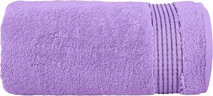 Elegant Comfort Premium Super Soft Highly Absorbent 1 Piece Oversized Bath Sheet - 40" x 80" inch, Luxurious Hotel Spa Quality 100% Turkish Cotton Extra Large Bath Towels for Adults, Lilac