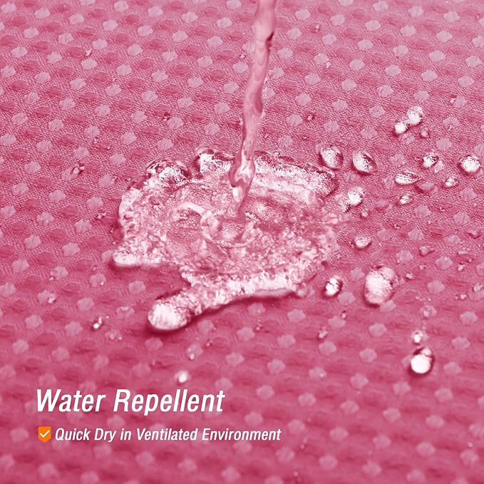 Pink Ombre Fabric Shower Curtain for Bath Decor, 72 x 72 | Pink Gradient Fabric Shower Curtain, Cloth-Textured Bathroom Curtains Shower Set, Water Repellent and Machine Washable