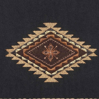 Avanti Linens 17722BLK Mojave Hand Towel, Black, 28.00" x 16.00"