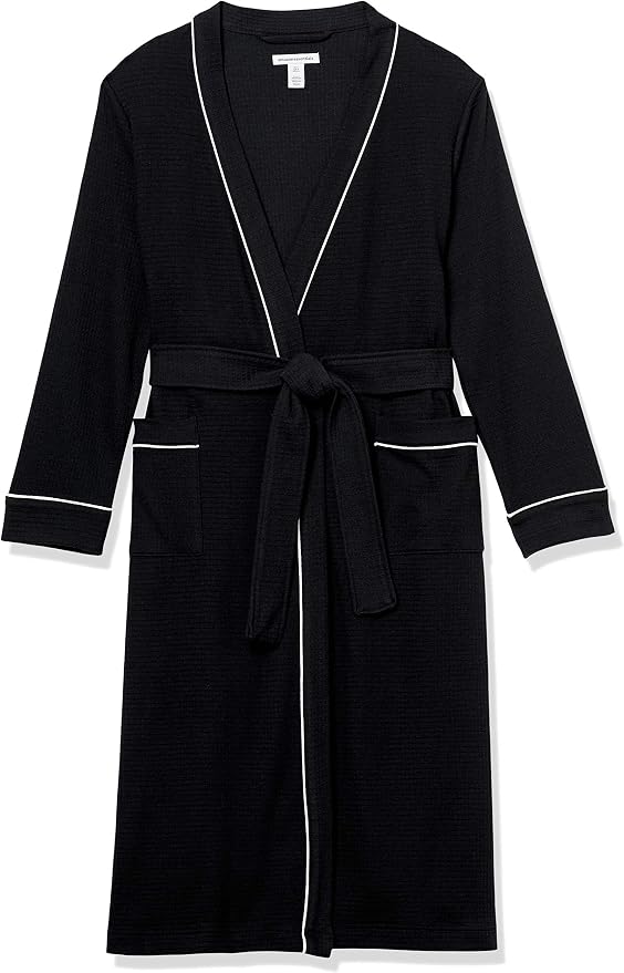 Amazon Essentials Women's Lightweight Waffle Full-Length Bath Robe (Available in Plus Size)