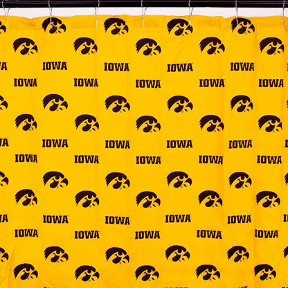 Everything Comfy Iowa Hawkeyes Bright and Colorful Shower Curtain Cover