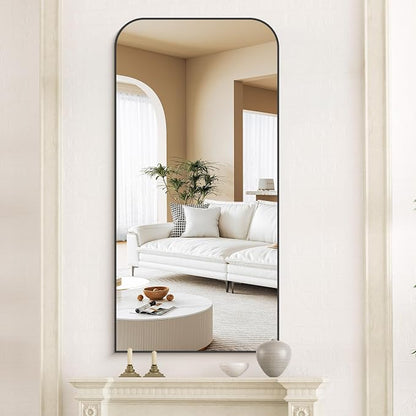 COFENY Bathroom Mirror, 24x48 inch Black Rectangle Wall Mounted Mirror with Thin Frame, Bathroom Vanity Mirrors for Over Sink, Entryway, Living Room, Bedroom