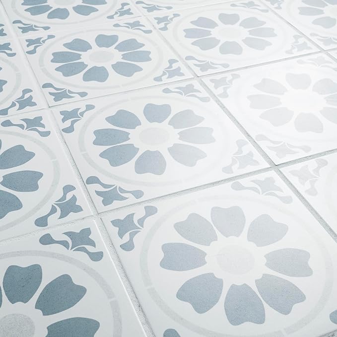 MSI Tamensa Encaustic Sample Matte Porcelain Wall and Floor Tile
