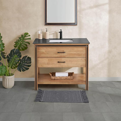 French Connection Nellore Bathroom Rugs, Woven and Beaded Bathroom Mats, Durable Bath Rugs, Thick Bath Mats for Bathroom and Shower Rugs, 17" x 28", Dark Gray Charcoal
