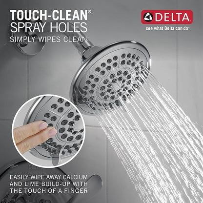 DELTA FAUCET T17430 Classic Tub & Shower, 4.45 x 8.00 x 10.15 inches, Chrome