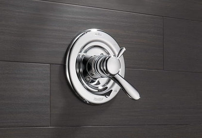 Delta Faucet Lahara 17 Series Dual-Function Shower Handle Valve Trim Kit, Chrome T17038 (Valve Not Included)