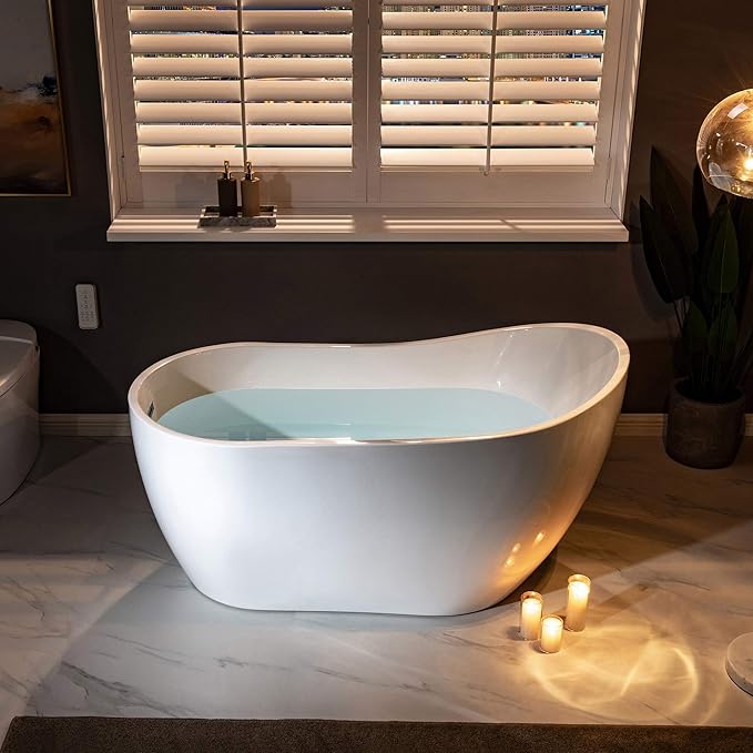 WOODBRIDGE B0006-C-Drain&O Bathtub, Chrome