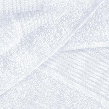 Cotton 2 Pack Oversized Bath Towel Set 28x55 inches, Large Bath Towels, Ultra Absorbant Compact Quickdry & Lightweight Towel, Ideal for Gym Travel Camp Pool - White