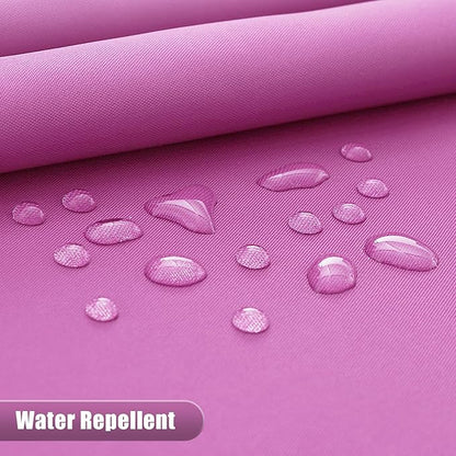 OLANLY Luxury Pink and White Ombre Shower Curtain Sets with 12 Hooks, Waterproof and Washable Decorative Shower Curtains for Bathroom, 72x72 Inches