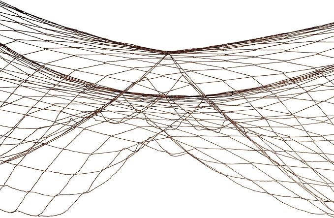 Beistle Decorative Fish Netting, 4 by 12-Feet,Brown (Pack of 5)