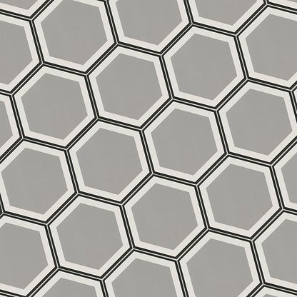MSI Hexley Hive Hexagon Matte Porcelain Floor and Wall Tile Sample for Kitchen Backsplash, Accent Wall, and Shower