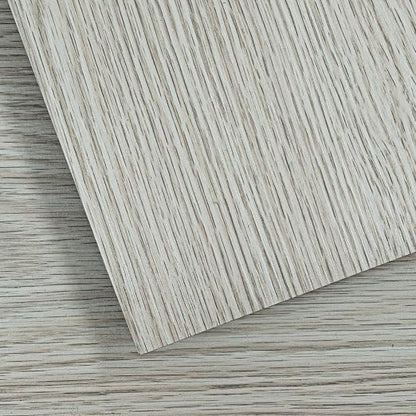 VallisCo Peel and Stick Vinyl Flooring, 36-Pack Covers 54 Sq. Ft, Waterproof Vinyl Flooring Peel and Stick, Durable and Stylish Floor for Kitchens, Bathrooms, and Living Spaces White Washed