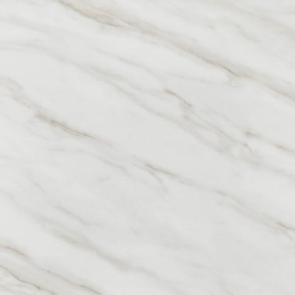 Daltile Perpetuo 24" x 24" Marble Look Porcelain Floor Tile in Polished Timeless White for Kitchen, Bathroom, Living Room Floors | (4 PC Per Carton) (15.2 SQFT Per Carton)