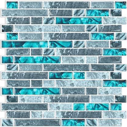 STICKGOO Thicker Design Peel and Stick Tile Backsplash, 12”×12”Stick on Backsplash for Kitchen, Self Adhesive Tile Stickers for Kitchen Backsplash and Bathroom(10 Sheets)