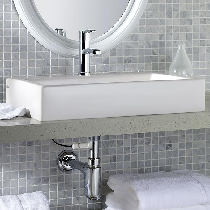 American Standard 0621.001.020 Studio Above Counter Rectangular Vessel Sink, White