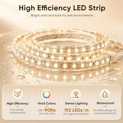 Antok 60x36 LED Bathroom Mirror with Lights, Backlit + Front Lit Vanity Mirror with CRI>90, Dimmable Anti-Fog Smart Mirror with Memory Function, 3 Color Temperatures, Shatterproof Tempered Glass, ETL