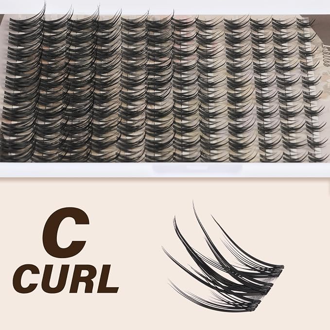 JMS&JMS Manga Lash Clusters Kit Vivid Lash Kit Anime Eyelash Kit | Invisible Band Manga Eyelash Kit with Lash Bond and Seal Lash Remover Lash Extension Kit for Beginner (Coco-8-18mix)